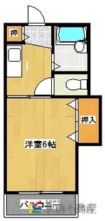 ラ・フォーレ赤坂【106号室】の間取り