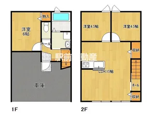 HOOKED HOUSE 一條【3号室】の間取り