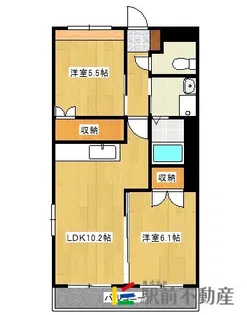エスペランサA棟【103号室】の間取り