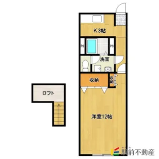 メゾン赤坂【208号室】の間取り