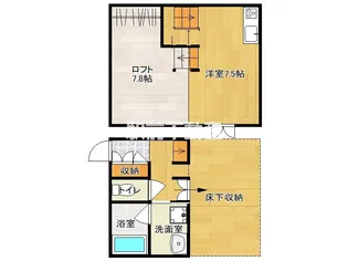 Shining Villa B【205号室】の間取り