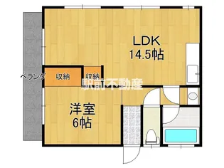 たくまコーポ【202号室】の間取り