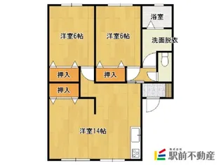 ピュアドームI【208号室】の間取り