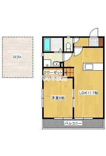 La Casa Felice【201号室】の間取り