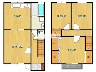サザンコーポ垂見A【103号室】の間取り