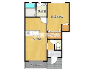 セントサーⅢ【101号室】の間取り