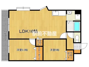 シャルムOK【301号室】の間取り