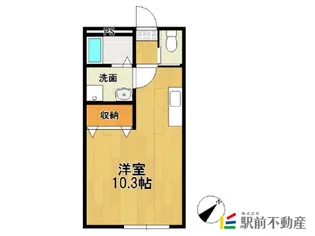 コーポMA【104号室】の間取り