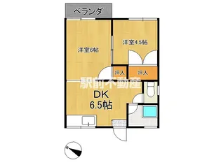 アルト左古町【202号室】の間取り