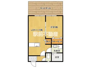 ネクストライフ八女Ⅱ【102号室】の間取り