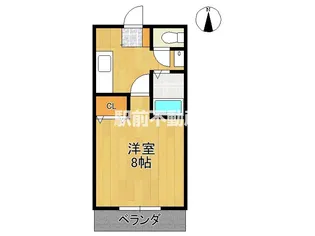 クワコーポ大正【104号室】の間取り