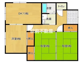 堺アパート【2階号室】の間取り