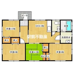 福岡県久留米市城島町江島【一戸建】の間取り