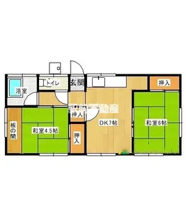 福岡県柳川市下宮永町【一戸建】の間取り