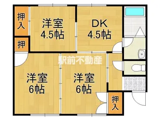 福岡県八女市津江【一戸建】の間取り