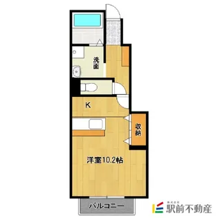 エスポワール【102号室】の間取り