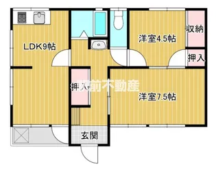 福岡県八女市岩崎【一戸建】の間取り