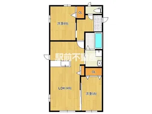 レストハイムC【202号室】の間取り