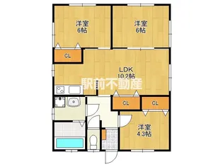 福岡県八女市吉田【一戸建】の間取り