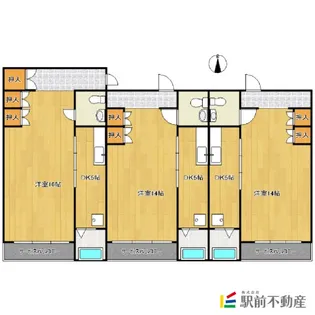 REGALO ET HIRO III【202号室】の間取り