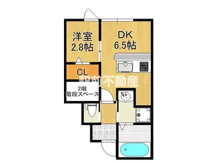 シュヴァン天領【105号室】の間取り