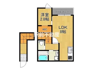 シュヴァン天領【205号室】の間取り