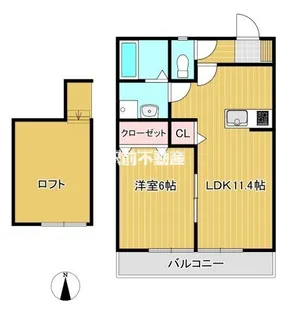 ファーデンベルク大木町【2階】の間取り