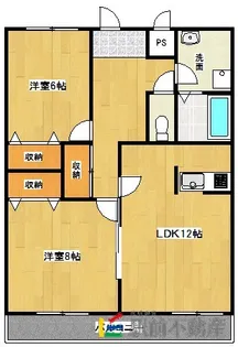 サーティースリーマンション【103号室】の間取り