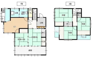 福岡県大牟田市久福木【一戸建】の間取り