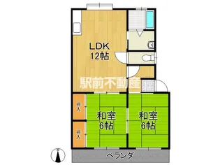 アパートメント中島【101号室】の間取り