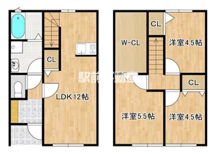 ザ・プレイス大川A【103号室】の間取り