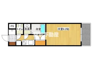 モン・ヴィラージュ大川【201号室】の間取り