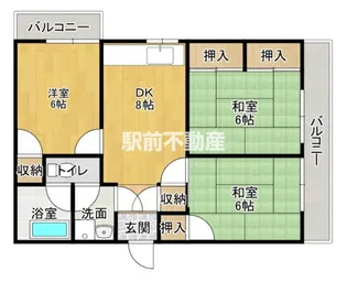 増田ビル【305号室】の間取り