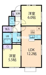 Sumiヴェール【101号室】の間取り