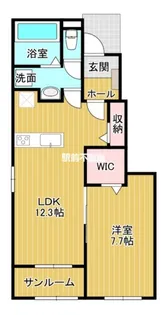 パルク・エリナス920【1階】の間取り