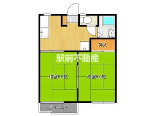 加納レジデンス【B101号室】の間取り