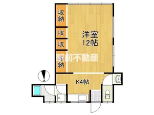 ナーシア広川【101号室】の間取り