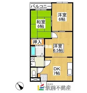 エクセレントハイツ【605号室】の間取り