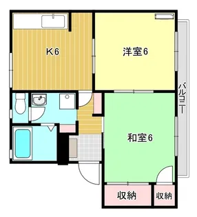 姫山参号館【102号室】の間取り