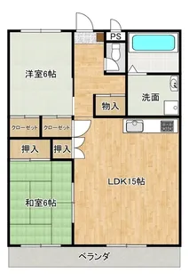 アクティブ錦【1階】の間取り