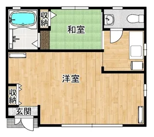 グランシードNS【107号室】の間取り