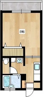 レジデンス平川【103号室】の間取り