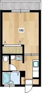 レジデンス平川【204号室】の間取り