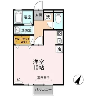 セジュール楷【2階】の間取り
