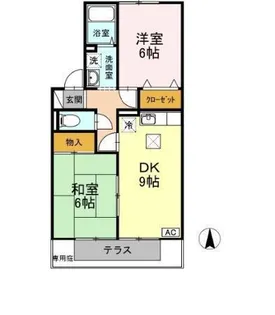 グランシャリオ21【1階】の間取り