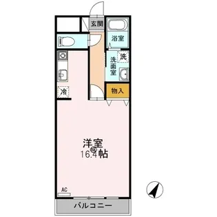 アステラス湯田【1階】の間取り