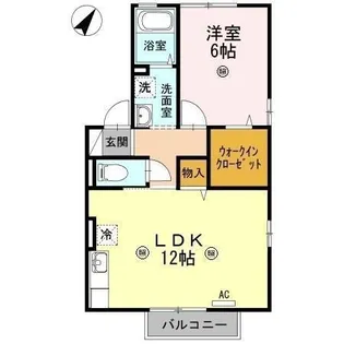 アイネヴェルト B棟【2階】の間取り