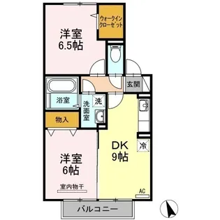 セントポーリア【202号室】の間取り