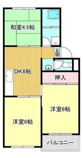 サンシャイン朝田【307号室】の間取り