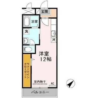 クレール静【1階】の間取り